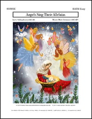 Angels Sing Their Alleluias SATB choral sheet music cover Thumbnail